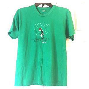 Vintage Early 00’s BRIGHT EYES Tee / Emerald Green
